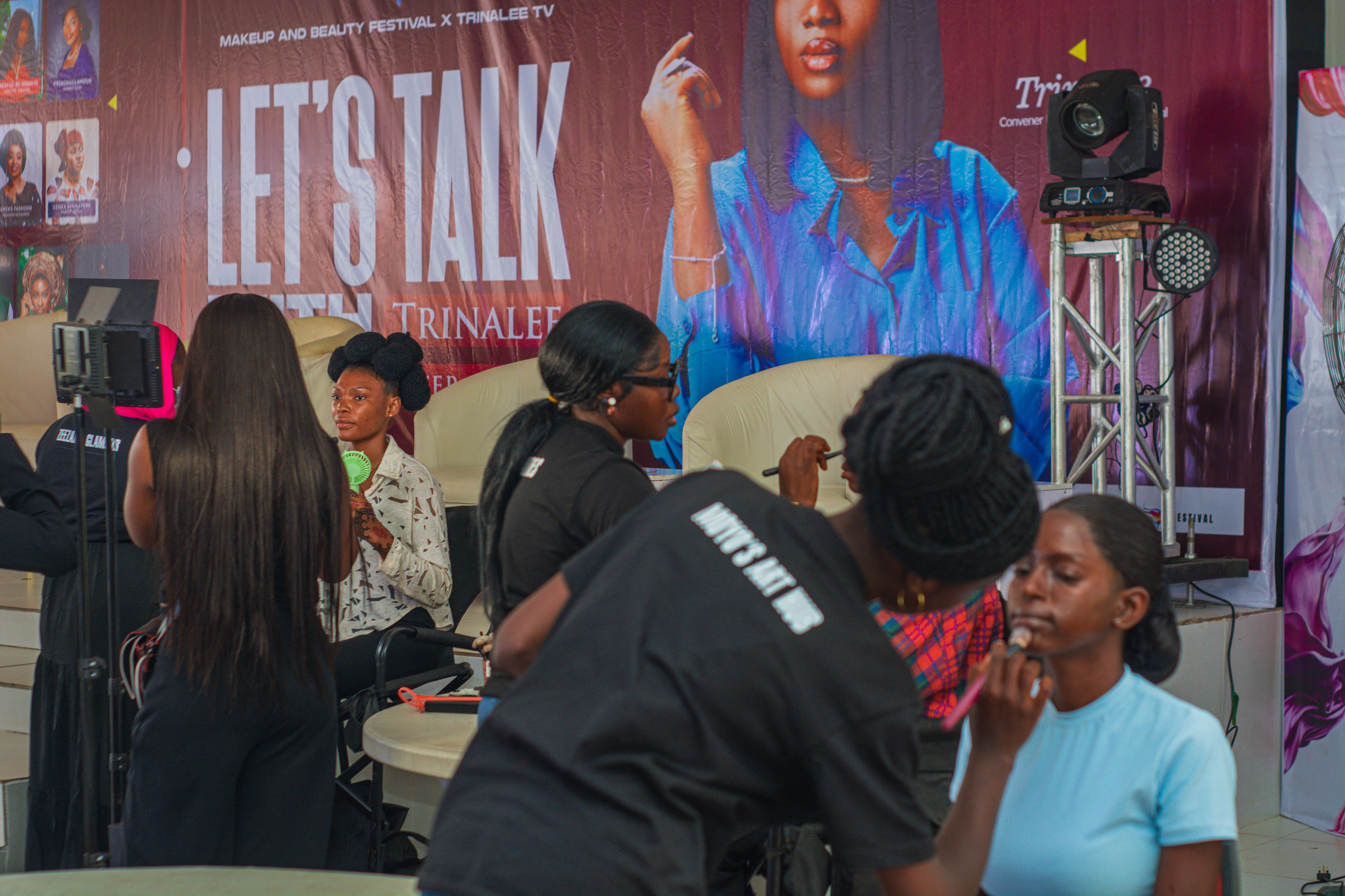 The Makeup and Beauty Festival stage moment